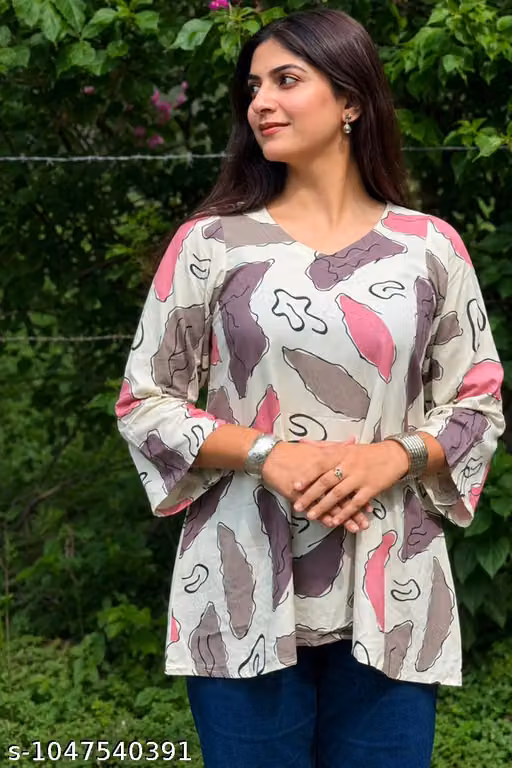 Floral Round Kurti